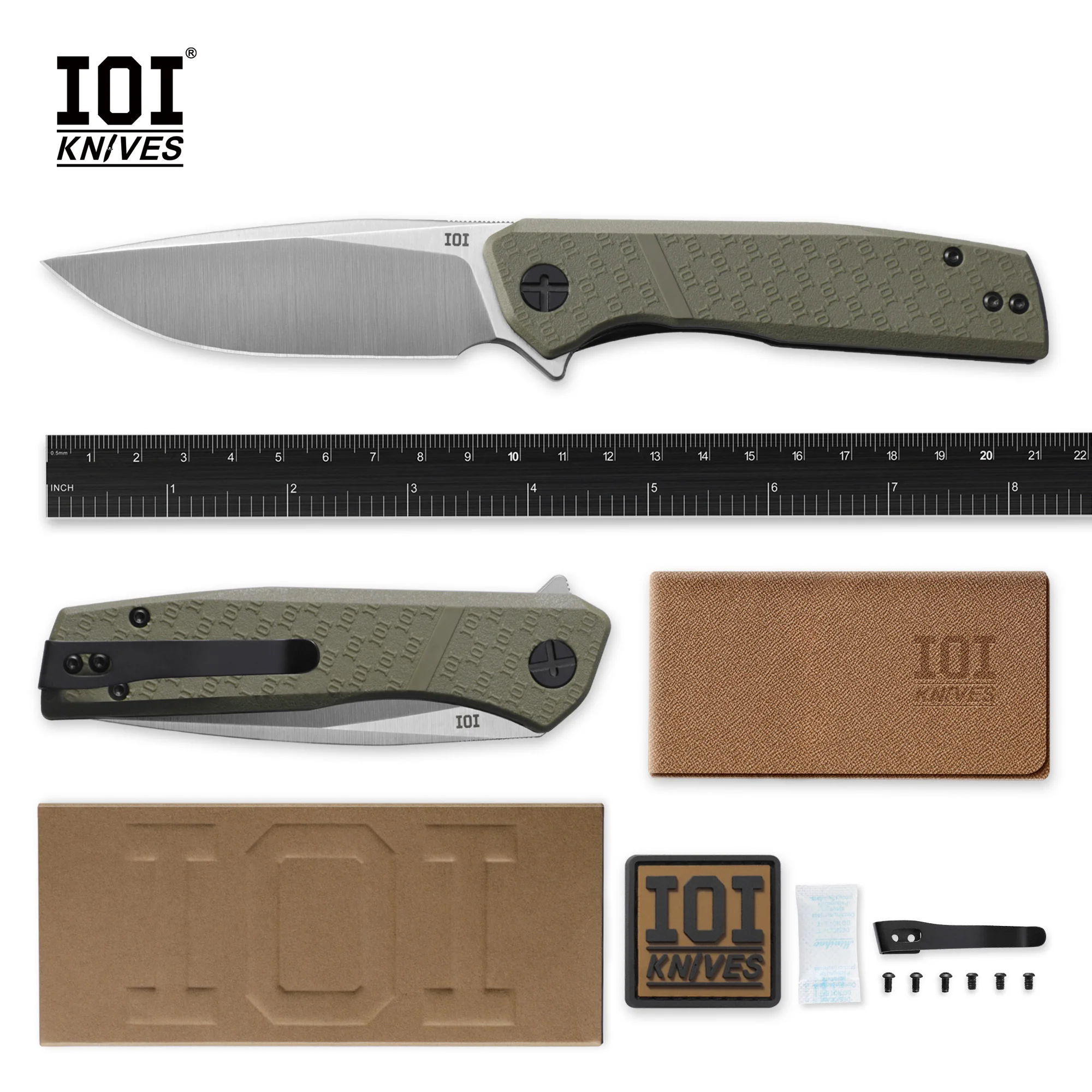 IOI I20432 Folding Knife FRN Handle D2 Blade Camping Cutting Survival EDC Hand Tool
IOI I20432 Folding Knife FRN Handle D2 Blade Camping Cutting Survival EDC Hand Tool