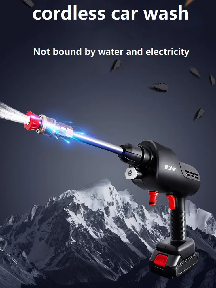 Wireless Lithium Battery Car Washing Machine Portable Rechargeable Sprayer Pressurized Water Gun Household Water Pump High Press
Wireless Lithium Battery Car Washing Machine Portable Rechargeable Sprayer Pressurized Water Gun Household Water Pump High Press