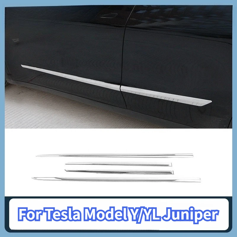 For Tesla Model Y 2025 Stainless Steel Door Side Car Body Protector Molding Trim Protection Strip Modified Exterior Decoration
For Tesla Model Y 2025 Stainless Steel Door Side Car Body Protector Molding Trim Protection Strip Modified Exterior Decoration