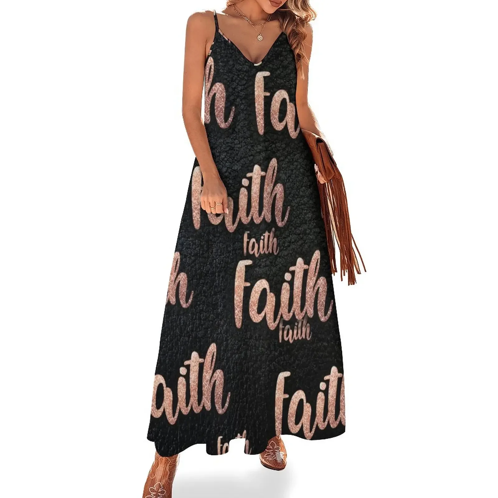 Faith all over black leather rose gold letters Sleeveless Dress luxury evening dress woman for wedding women party dresses
Faith all over black leather rose gold letters Sleeveless Dress luxury evening dress woman for wedding women party dresses