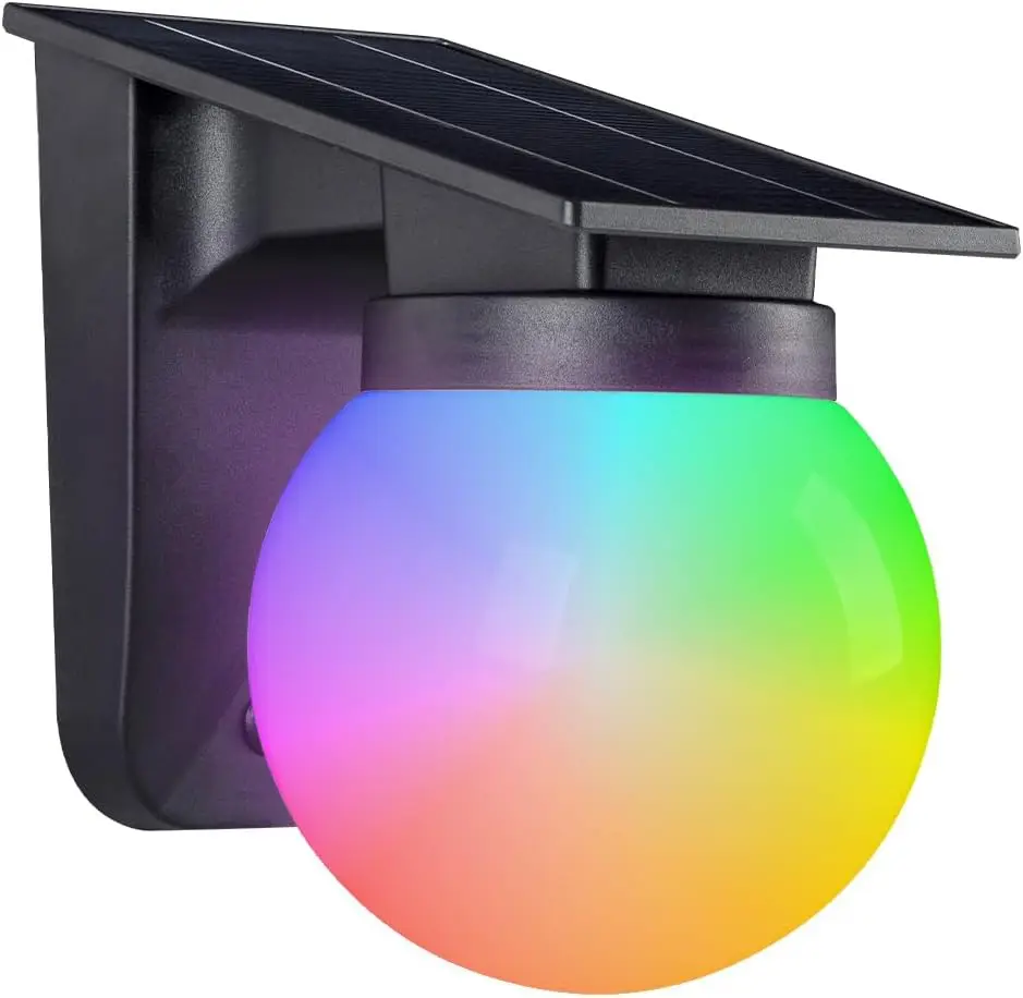 Solar Fence Lights 1Pack,RGB Color Changing,3 Lighting Modes, IP65 LED Solar Lights for Patio,Backyard,Deck-Color Glow & Durable
Solar Fence Lights 1Pack,RGB Color Changing,3 Lighting Modes, IP65 LED Solar Lights for Patio,Backyard,Deck-Color Glow & Durable
