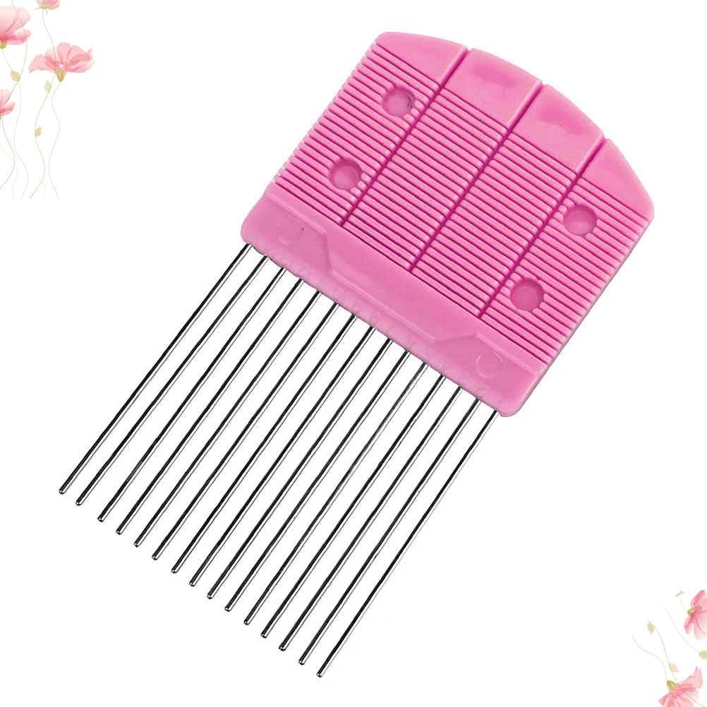 1pc Paper Quilling Comb High Elastic Teeth Compact Portable Crafting Tool Pink Long-lasting Use Slot Design Decorative Paper
1pc Paper Quilling Comb High Elastic Teeth Compact Portable Crafting Tool Pink Long-lasting Use Slot Design Decorative Paper