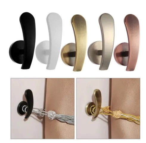 1 Pair Vintage Modern Curtain Hooks Wall Mounted Aluminum Alloy Wall Hanger Home Decor Accessories
1 Pair Vintage Modern Curtain Hooks Wall Mounted Aluminum Alloy Wall Hanger Home Decor Accessories