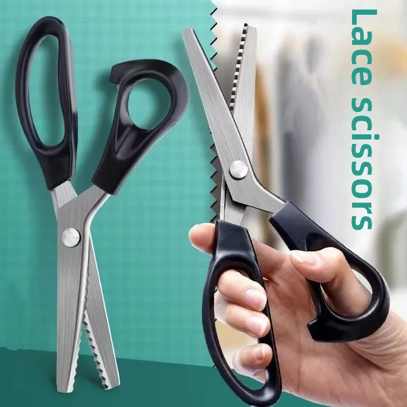 Pattern Tailor Scissors Lace Cutting Triangle Semi-arc Serrated Tools Edging Cloth Sewing Free Handmade Clothing Accessories
Pattern Tailor Scissors Lace Cutting Triangle Semi-arc Serrated Tools Edging Cloth Sewing Free Handmade Clothing Accessories