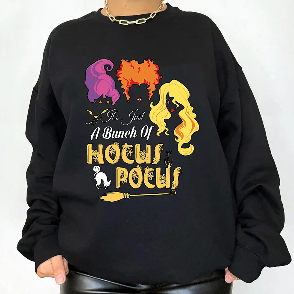 Halloween Hocus Autumn Cotton Autumn Unisex Sweatshirts Crewneck Loose Long Sleeve Pullover Vintage Style Casual Sweatshirts
Halloween Hocus Autumn Cotton Autumn Unisex Sweatshirts Crewneck Loose Long Sleeve Pullover Vintage Style Casual Sweatshirts