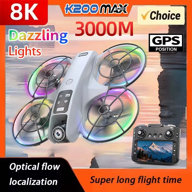 K200 MAX Дрон 8K HD Видео в реальном времени Большой экран Передача Бесщеточный двигатель Препятствие RC Квадрокоптер Камера Фотография Летающая
K200 MAX Дрон 8K HD Видео в реальном времени Большой экран Передача Бесщеточный двигатель Препятствие RC Квадрокоптер Камера Фотография Летающая