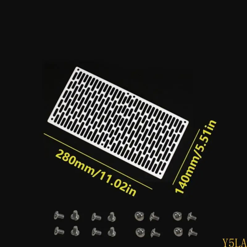 Y5LA Computer Cooling Radiator Protector Cover White Cooling Fan Shield PC Dust Filter for Enhances Heat Dissipation
Y5LA Computer Cooling Radiator Protector Cover White Cooling Fan Shield PC Dust Filter for Enhances Heat Dissipation