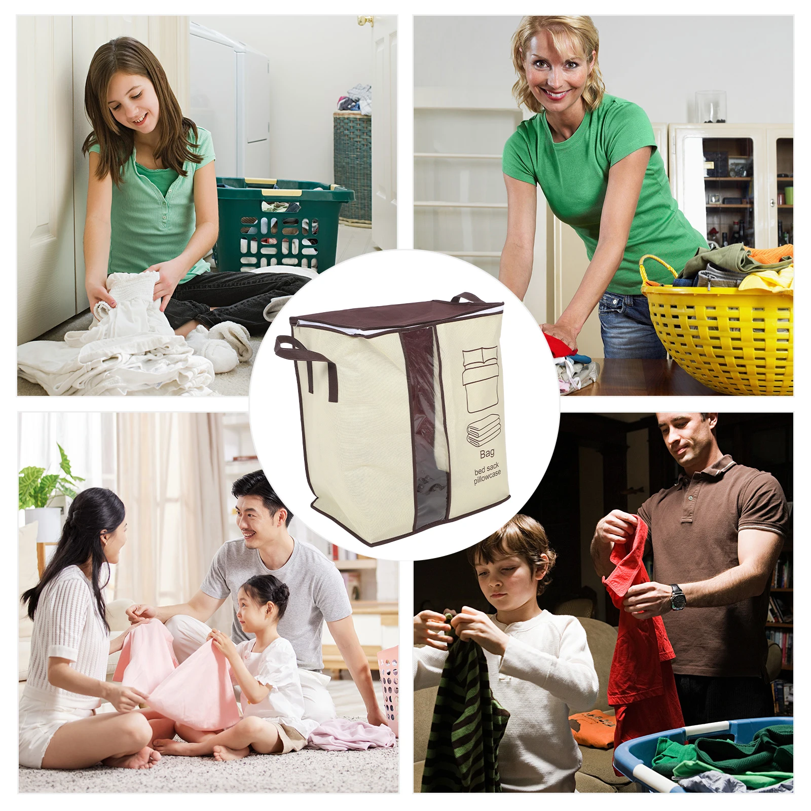 Clothes Storage Bags Large Capacity Blanket Bag Space Saver Mattress Quilt Foldable Transparent Window Wide Handles Seasonal
Clothes Storage Bags Large Capacity Blanket Bag Space Saver Mattress Quilt Foldable Transparent Window Wide Handles Seasonal
