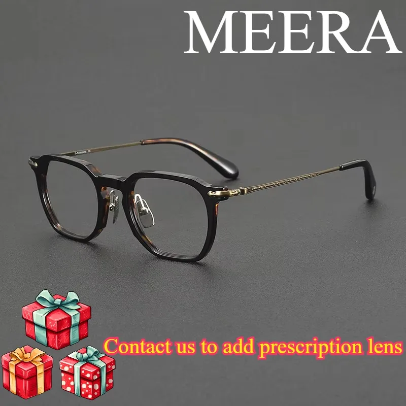 Classic Retro Eyeglass Frames Men's Anti-Blue Light Reading Glasses Women Customizable Prescription Eyewear Lightweight Frame
Classic Retro Eyeglass Frames Men's Anti-Blue Light Reading Glasses Women Customizable Prescription Eyewear Lightweight Frame