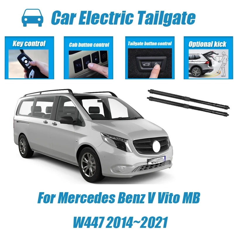 Car Power Trunk Lift Electric Hatch Tailgate Strut Auto Rear Door Actuator For Mercedes Benz V Vito MB W447 2014~2021 Tiptronic
Car Power Trunk Lift Electric Hatch Tailgate Strut Auto Rear Door Actuator For Mercedes Benz V Vito MB W447 2014~2021 Tiptronic