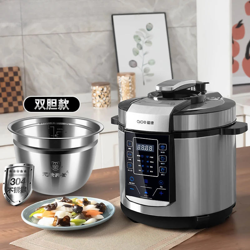 6L electric pressure cooker household large capacity 304 stainless steel intelligent pressure cooker multi-functional 220V
6L electric pressure cooker household large capacity 304 stainless steel intelligent pressure cooker multi-functional 220V