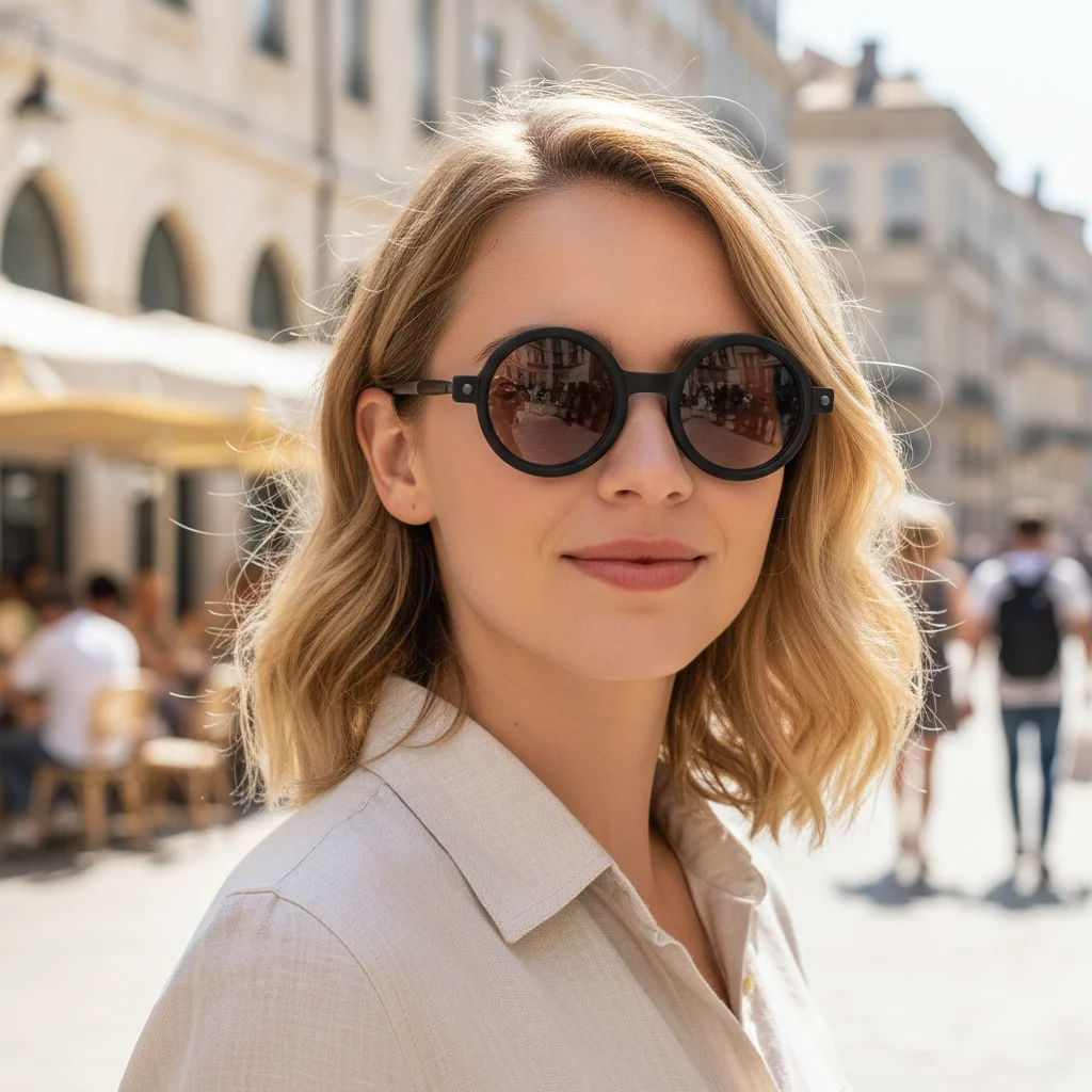 Vintage Retro Round Frame Sunglasses Literary Trendy Women's Punk Sunglasses Versatile Street Wear Shades
Vintage Retro Round Frame Sunglasses Literary Trendy Women's Punk Sunglasses Versatile Street Wear Shades