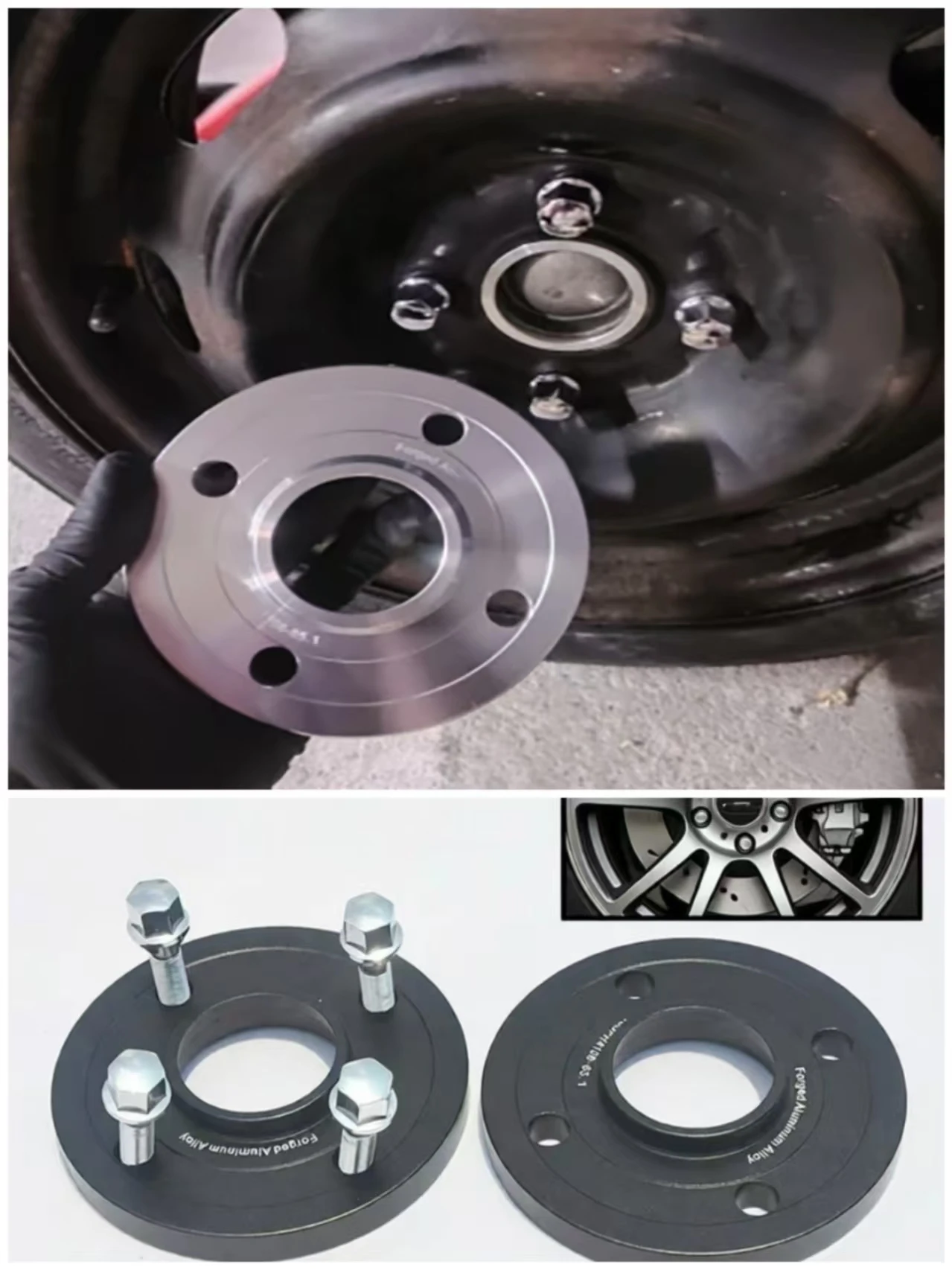 2PCS 25mm/ 1'' Hub Centric Bore 56.1 4X100 Wheel spacers with 8pcs M12 x 1.5 cone type bolts for Honda Fit 2007-2020 Civic 1980
2PCS 25mm/ 1'' Hub Centric Bore 56.1 4X100 Wheel spacers with 8pcs M12 x 1.5 cone type bolts for Honda Fit 2007-2020 Civic 1980