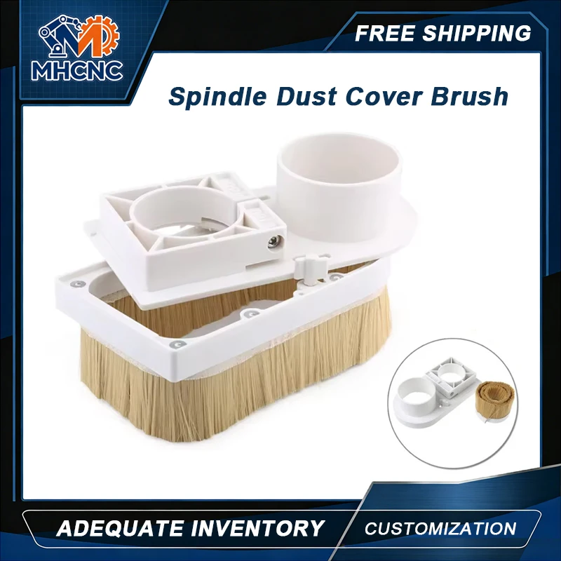 MHCNC CNC Spindle Dust Cover Brush 70/75/80/85/90/100mm Universal Dust Collector for Router Engraver Milling Woodworking Machine
MHCNC CNC Spindle Dust Cover Brush 70/75/80/85/90/100mm Universal Dust Collector for Router Engraver Milling Woodworking Machine