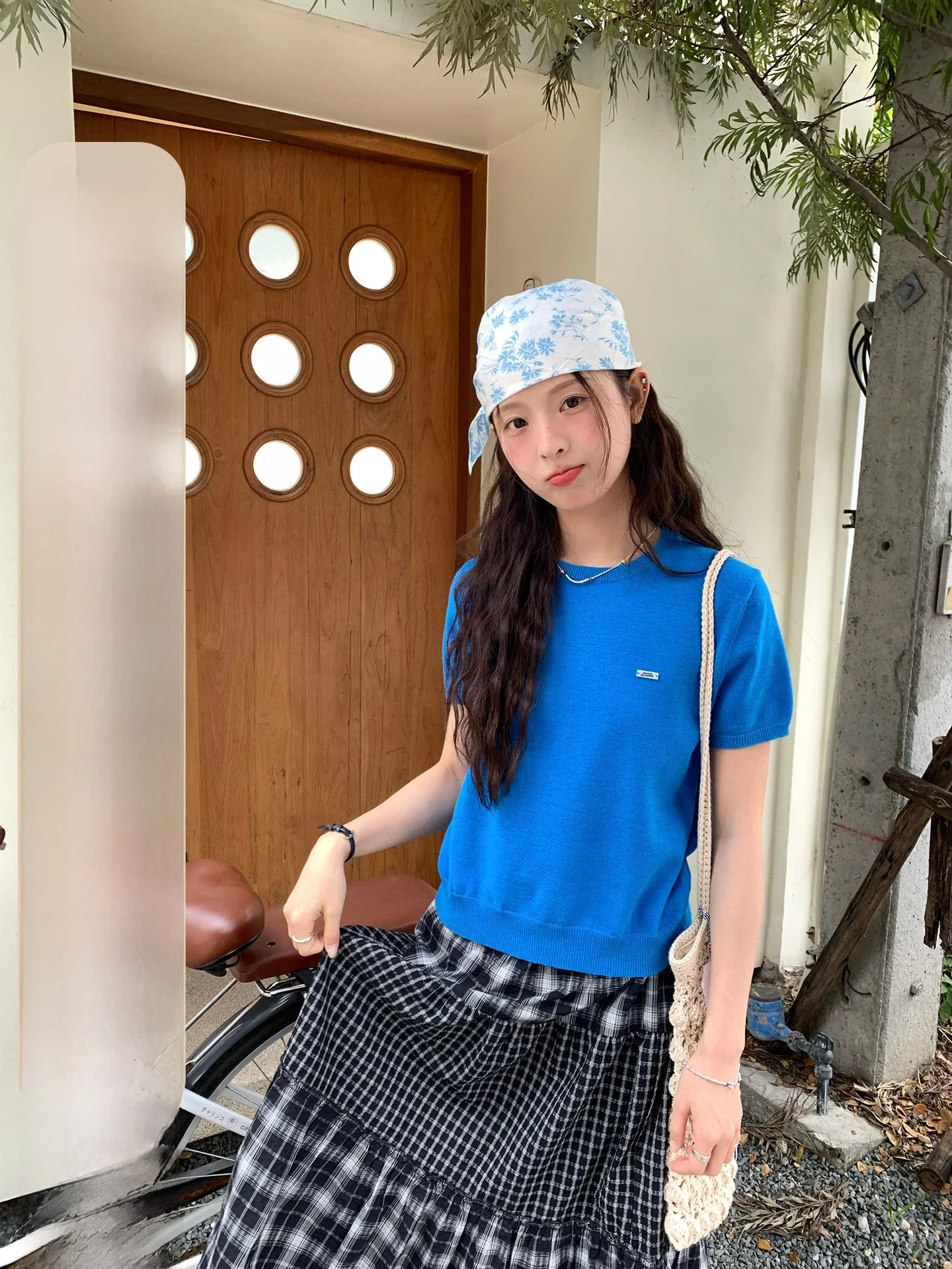 WHYSTUDIO Korean Style round Neck Short Sleeve Knitted Shirt Waist Cinched Early Spring Dopaamine Personality Women's Top
WHYSTUDIO Korean Style round Neck Short Sleeve Knitted Shirt Waist Cinched Early Spring Dopaamine Personality Women's Top