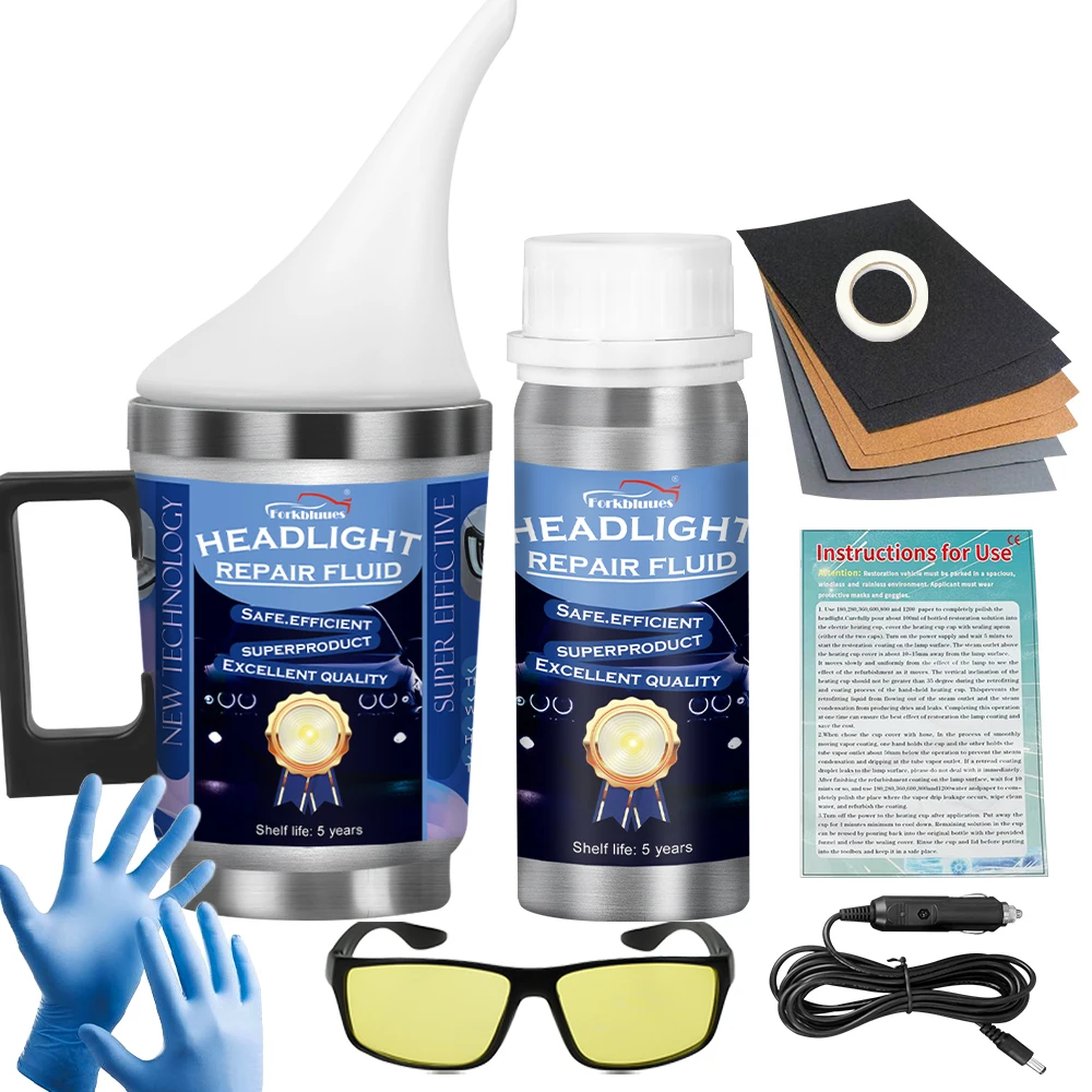 Car Headlights Renovation Polishing Kit Headlight Restoration Kit Workshop Automotive Care Tool 800ML Liquid Polymer Evaporator
Car Headlights Renovation Polishing Kit Headlight Restoration Kit Workshop Automotive Care Tool 800ML Liquid Polymer Evaporator