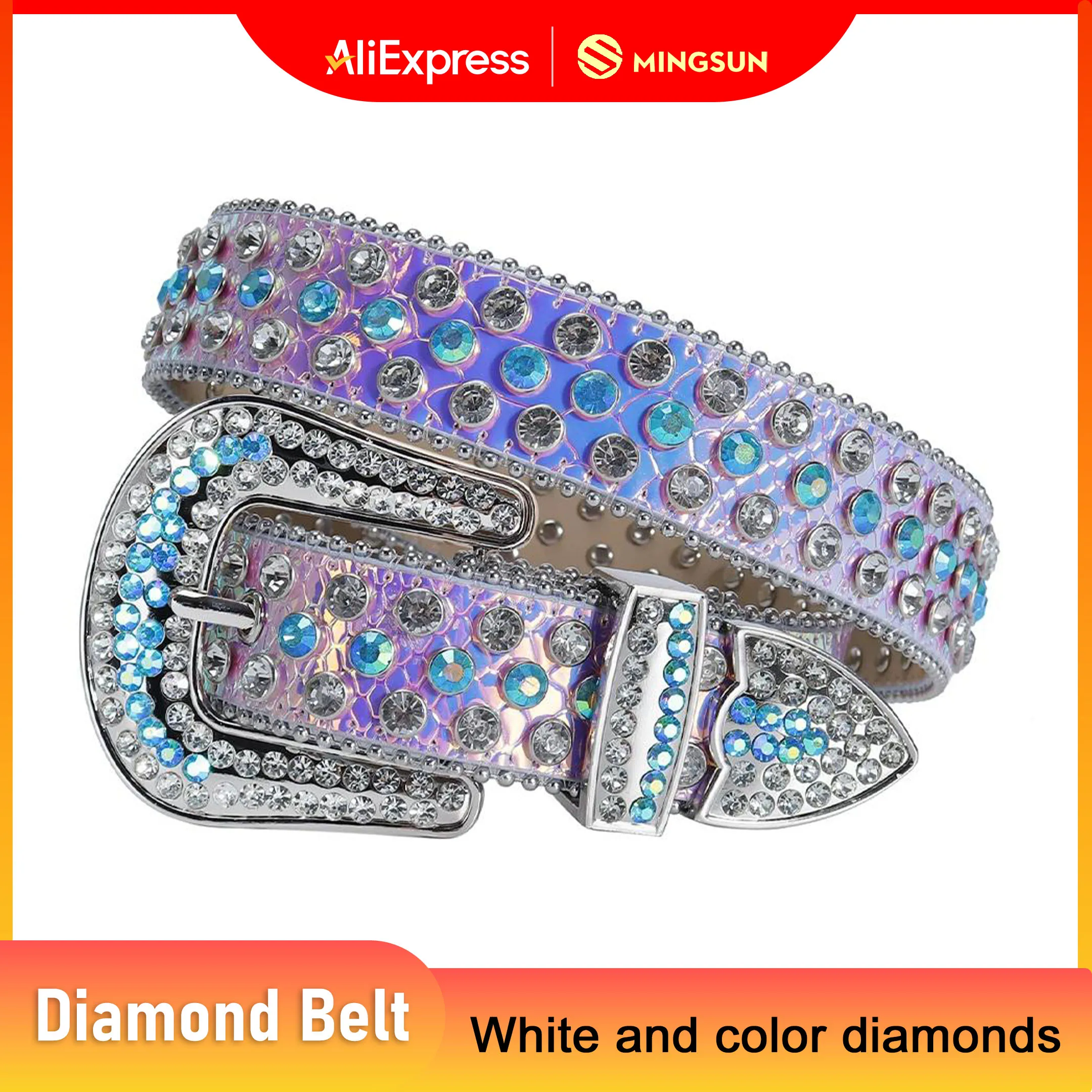 Diamond Rhinestone Belts Fashion Luxury Crystal Studded Alloy Buckle Belt Cinto De Strass Belts for Women Men Jeans Decoration
Diamond Rhinestone Belts Fashion Luxury Crystal Studded Alloy Buckle Belt Cinto De Strass Belts for Women Men Jeans Decoration