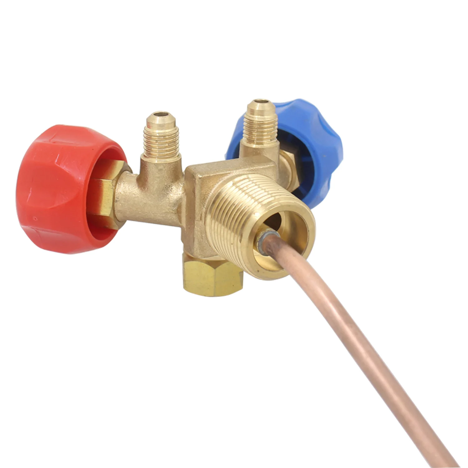 1PC Special valve cylinder for Refrigerant recovery high and low pressure claw valve explosion-proof bottle mouth valve parts
1PC Special valve cylinder for Refrigerant recovery high and low pressure claw valve explosion-proof bottle mouth valve parts
