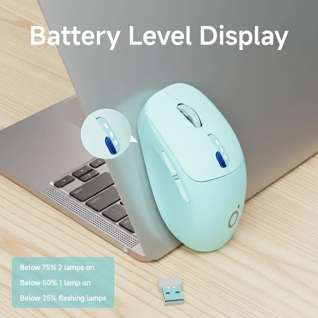 Беспроводная мышь EWEADN Q5, Bluetooth и 2.4G, бесшумная компьютерная мышь с индикатором уровня заряда батареи, 1600 DPI, эргономичная офисная мышь, 6 кнопок
Беспроводная мышь EWEADN Q5, Bluetooth и 2.4G, бесшумная компьютерная мышь с индикатором уровня заряда батареи, 1600 DPI, эргономичная офисная мышь, 6 кнопок