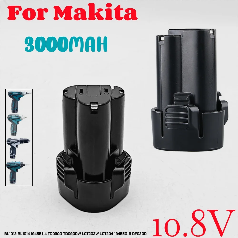 Литий-ионный аккумулятор 10,8 В, 12 В, 3000 мАч для Makita BL1013 BL1014 194551-4 TD090D TD090DW LCT203W LCT204 194550-6 DF030D
Литий-ионный аккумулятор 10,8 В, 12 В, 3000 мАч для Makita BL1013 BL1014 194551-4 TD090D TD090DW LCT203W LCT204 194550-6 DF030D