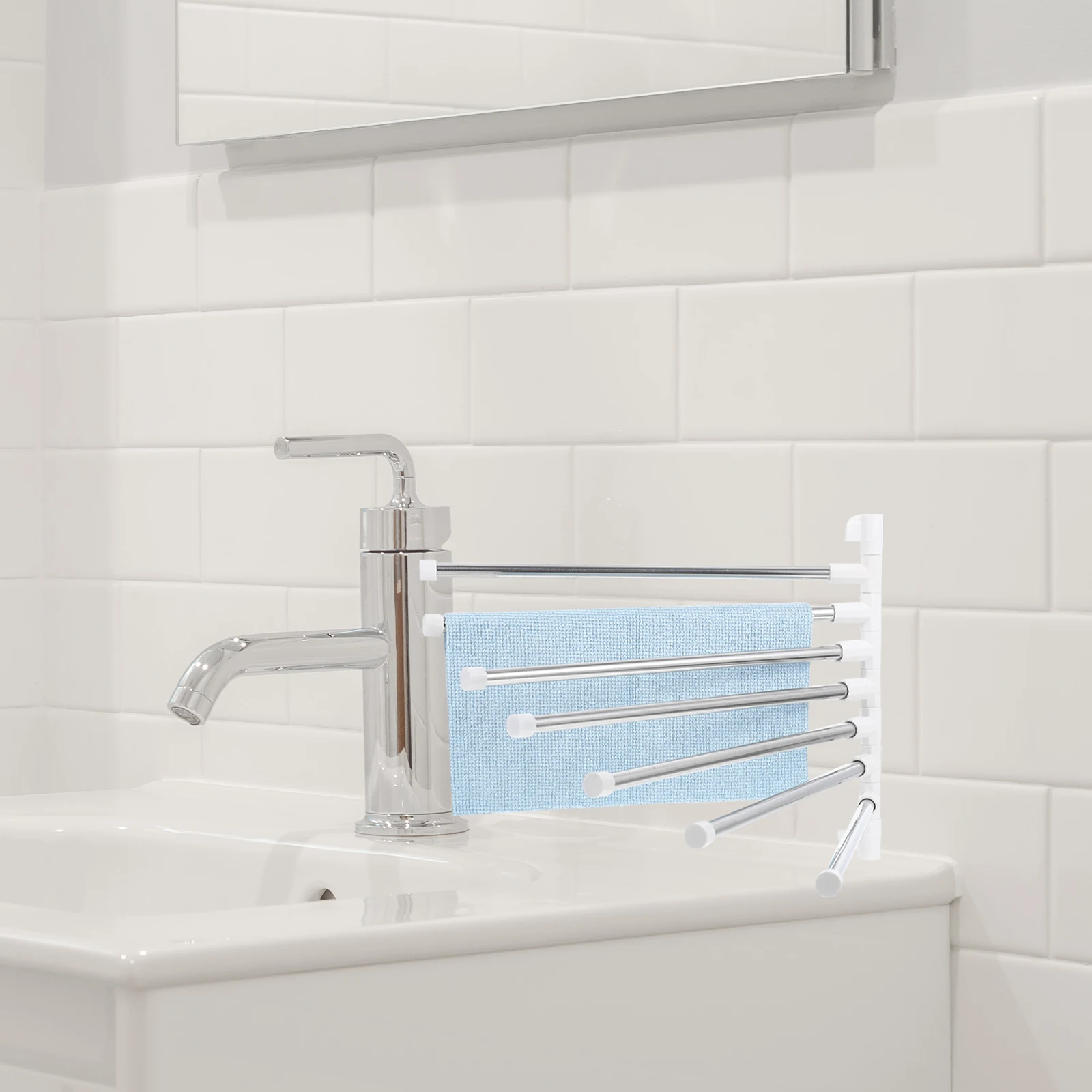 1Set Stainless Steel Towel Rack Rotatable Bathroom Hanger Nail Free Towel Shelf Smooth Delicate Drawing Scratch Resistant Easy
1Set Stainless Steel Towel Rack Rotatable Bathroom Hanger Nail Free Towel Shelf Smooth Delicate Drawing Scratch Resistant Easy