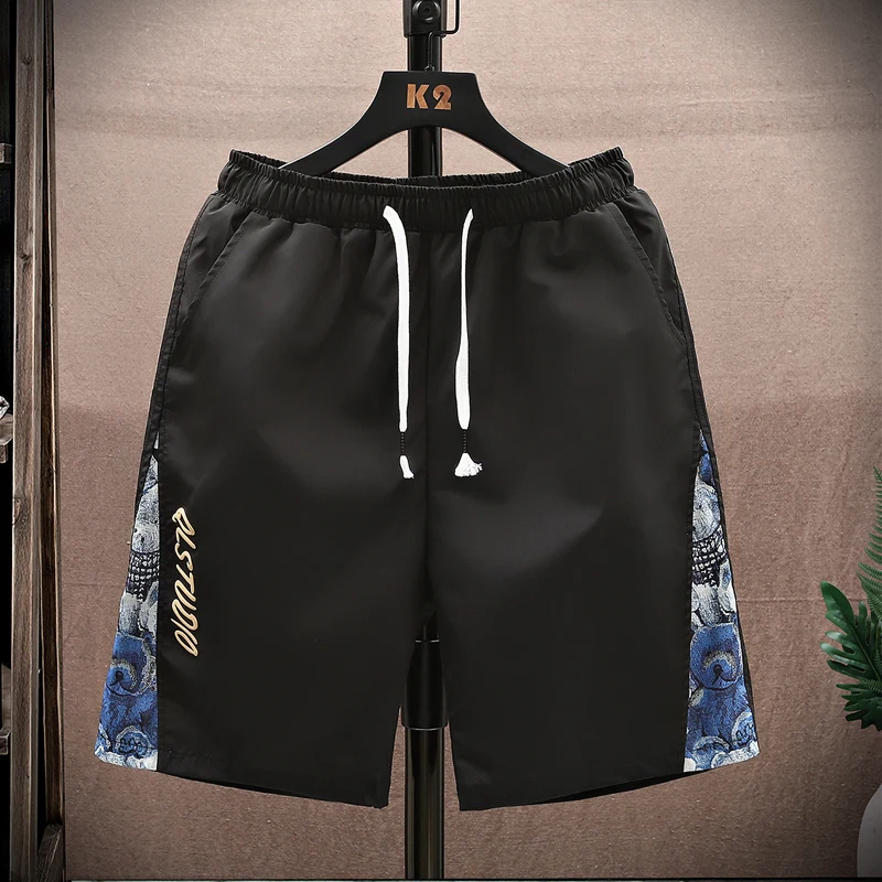 Men's Summer Faion Loose Casual Beach Pants Ethnic Sle Trendy Five-Quarter Length Straight Leg Breathable Polyester Fiber
Men's Summer Faion Loose Casual Beach Pants Ethnic Sle Trendy Five-Quarter Length Straight Leg Breathable Polyester Fiber