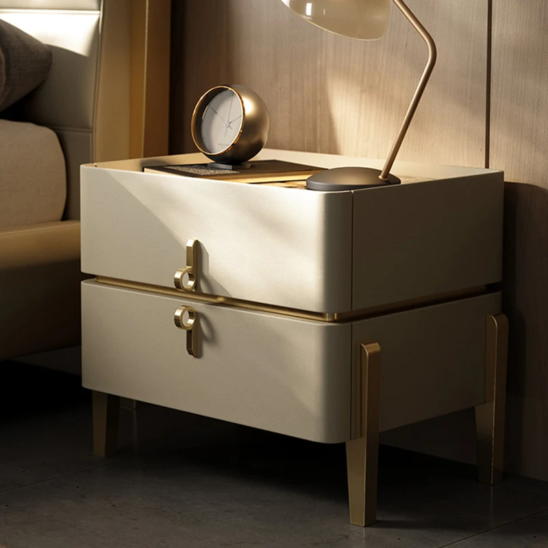 Designer light luxury bedside cabinet modern simple bedroom bedside storage locker high-end minimalist rock slab bedside table
Designer light luxury bedside cabinet modern simple bedroom bedside storage locker high-end minimalist rock slab bedside table