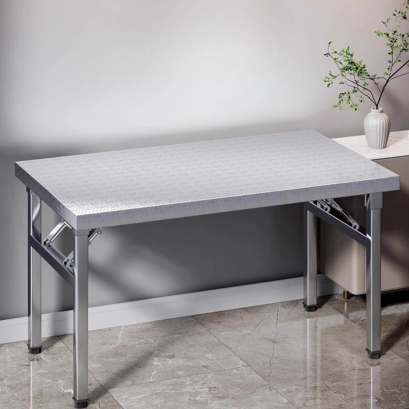 Stainless steel folding portable dining household eating table outdoor simple commercial stall rectangular
Stainless steel folding portable dining household eating table outdoor simple commercial stall rectangular