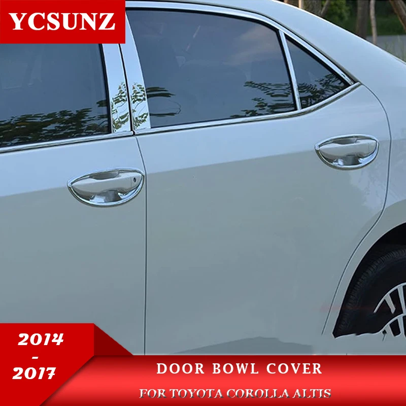 ABS Door Handle Bowl Cover Trim For Toyota Corolla ALTIS 2014 2015 2016 2017 Car Exterior Parts Ycsunz
ABS Door Handle Bowl Cover Trim For Toyota Corolla ALTIS 2014 2015 2016 2017 Car Exterior Parts Ycsunz