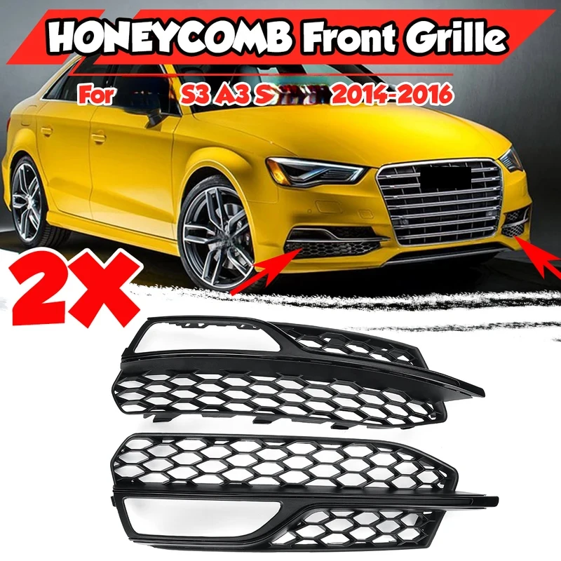 Передний бампер, противотуманная фара, решетка для A3 S-Line S3 2014 2015 2016 1 пара автомобильных сотовых сетчатых противотуманных фар, гоночная решетка
Передний бампер, противотуманная фара, решетка для A3 S-Line S3 2014 2015 2016 1 пара автомобильных сотовых сетчатых противотуманных фар, гоночная решетка