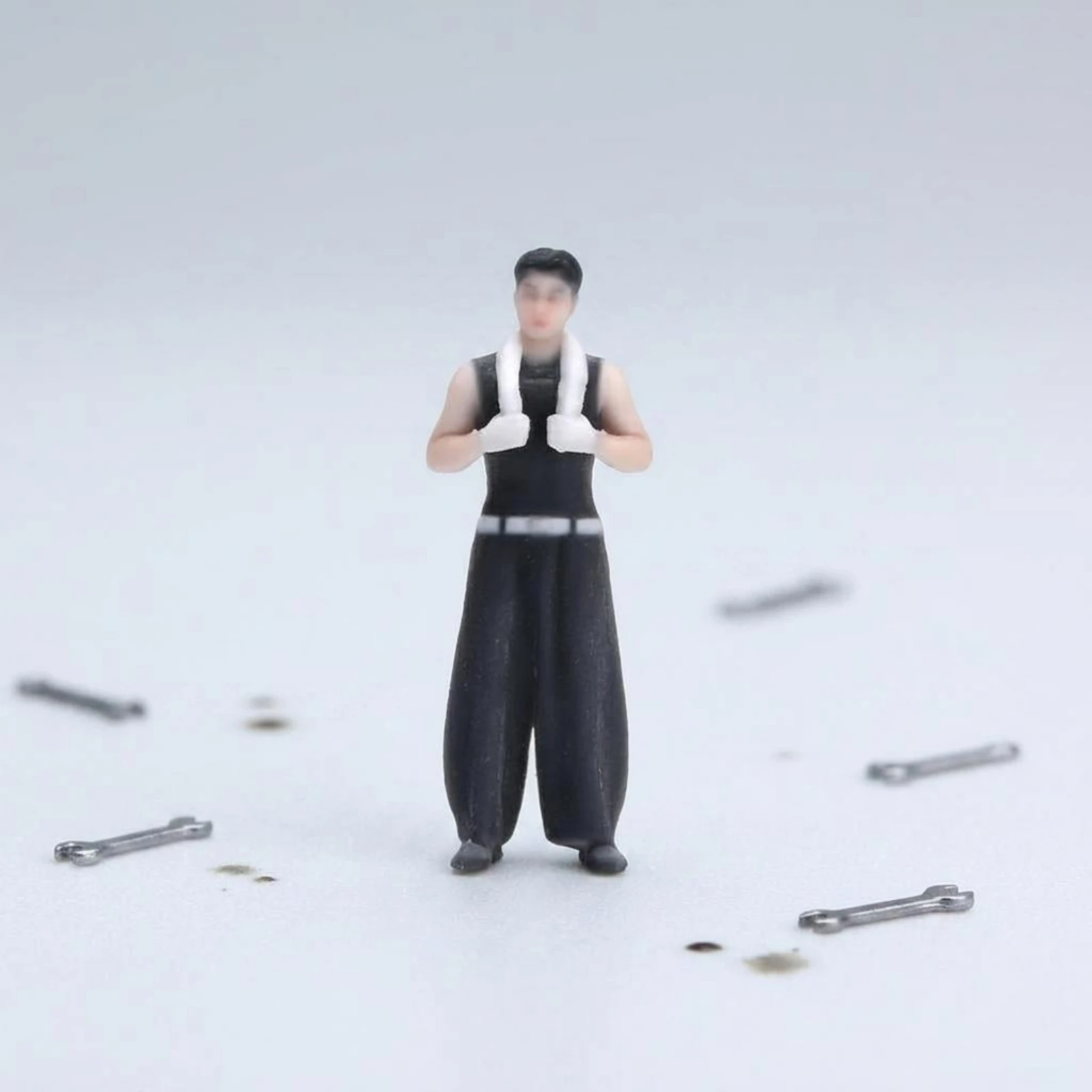 Towel Holding Mechanic Figure 3D Color Printed Mechanic Figurine Miniature Worker Figurine Painted Scale Model Prop Resin
Towel Holding Mechanic Figure 3D Color Printed Mechanic Figurine Miniature Worker Figurine Painted Scale Model Prop Resin