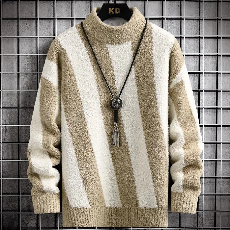 New Winter 2023 High End Harajuku Sweater Men Cashmere Knitwear Thick Warm Mens Sweaters Turtleneck Pullover Man Brand Clothing
New Winter 2023 High End Harajuku Sweater Men Cashmere Knitwear Thick Warm Mens Sweaters Turtleneck Pullover Man Brand Clothing