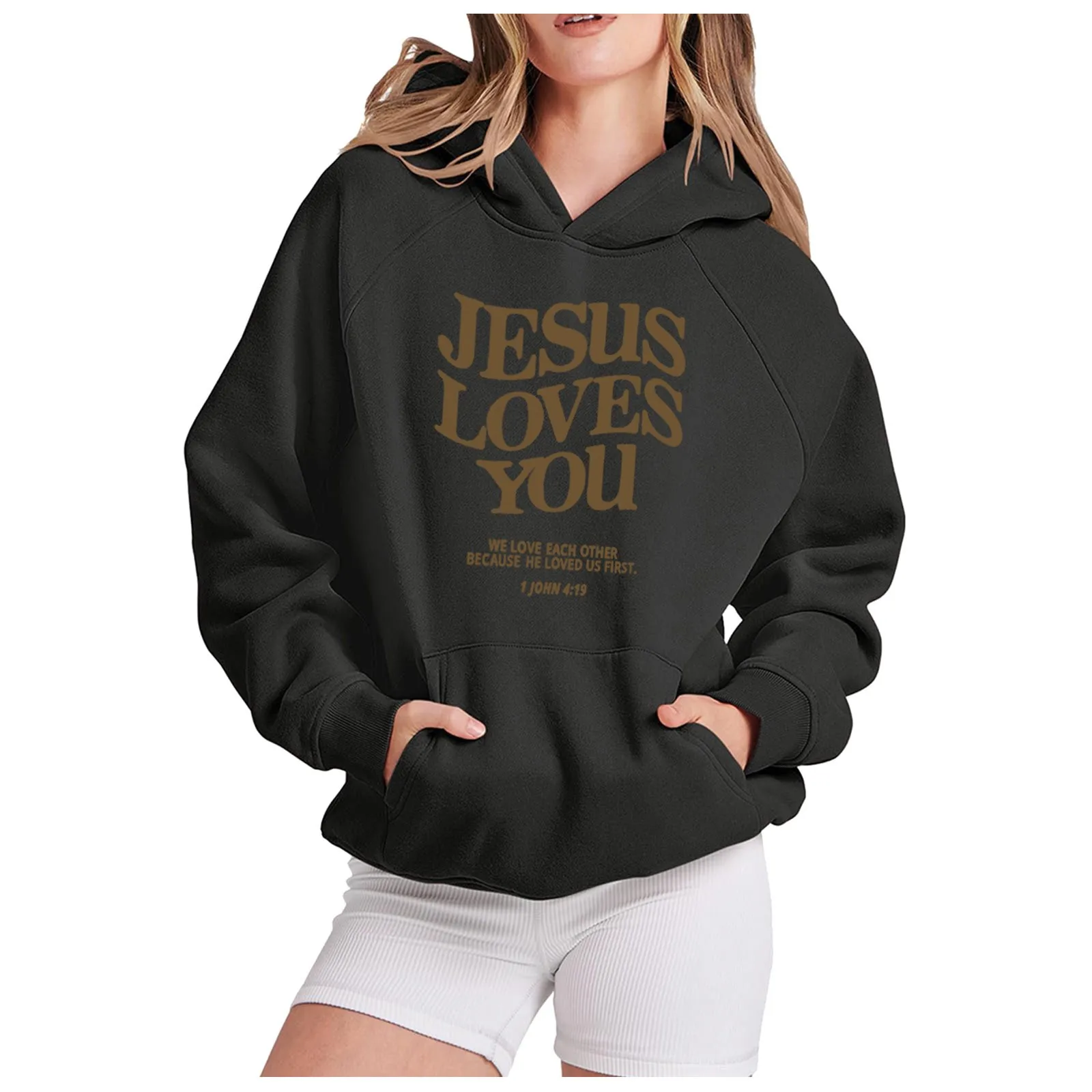 Women's Letter Print Hoodies Long Sleeved Hoodie With Pockets Thin Womens Dress Jacket
Women's Letter Print Hoodies Long Sleeved Hoodie With Pockets Thin Womens Dress Jacket