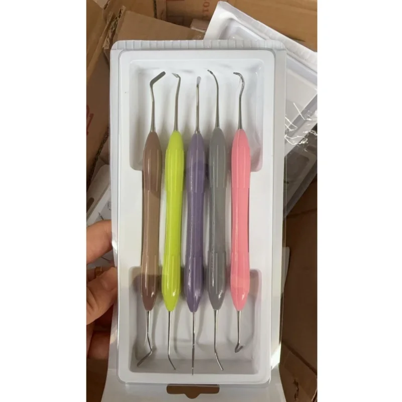 Dental Composite Filling Instruments LM Arte Set - Silicone Handle Kit with Resin Filling Spatulas for Aesthetic Restoration
Dental Composite Filling Instruments LM Arte Set - Silicone Handle Kit with Resin Filling Spatulas for Aesthetic Restoration