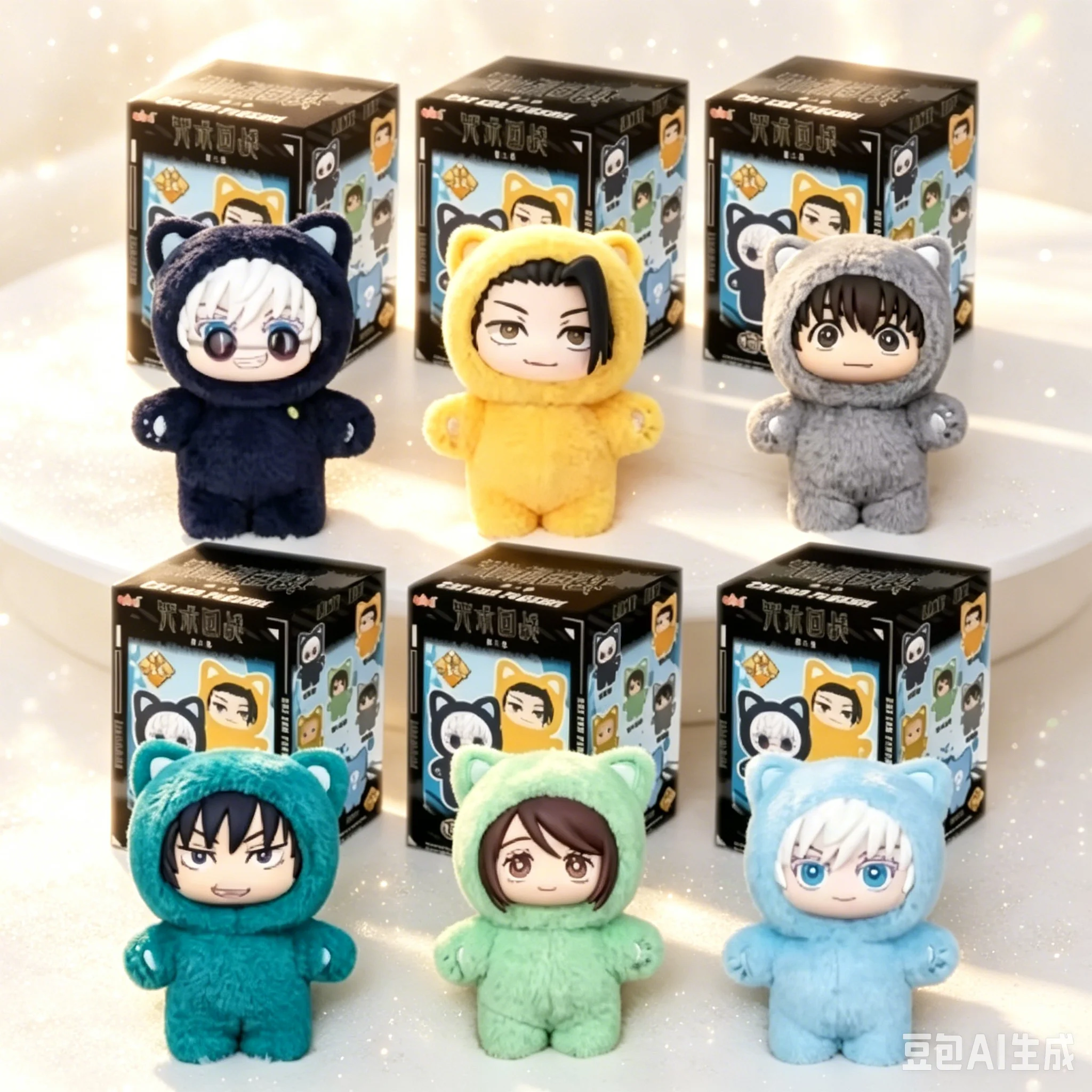 BANDAI Jujutsu Kaisen Battle V2 Cat Paradise Party Series Blind Box Cute Plush Doll Pendant Anime Periphery Surprise Gift
BANDAI Jujutsu Kaisen Battle V2 Cat Paradise Party Series Blind Box Cute Plush Doll Pendant Anime Periphery Surprise Gift