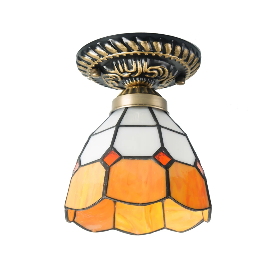 OuXean Ceiling Lamp E27 European-style Creative Stained Glass Living Room Restaurant Bar Club Aisle Corridor Art
OuXean Ceiling Lamp E27 European-style Creative Stained Glass Living Room Restaurant Bar Club Aisle Corridor Art
