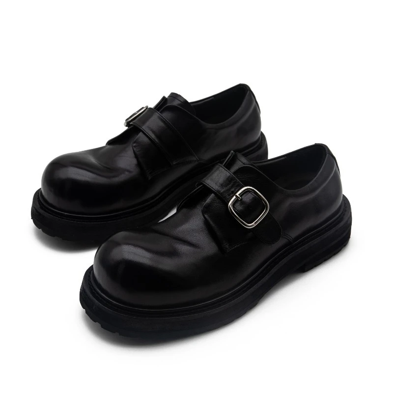 Europe America Genuine Leather Casual Shoes Men's Loafers Black Comfortable Thick Sole Work Dress Leather Shoes Male Oxfords
Europe America Genuine Leather Casual Shoes Men's Loafers Black Comfortable Thick Sole Work Dress Leather Shoes Male Oxfords