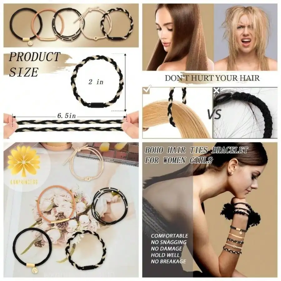 Hair Accessories Set Women: 20 Boho Hair Ties In 5 Neutral Colors, 4 Stylish Hair Bands Bracelets Thick Or No Damage Ponytails
Hair Accessories Set Women: 20 Boho Hair Ties In 5 Neutral Colors, 4 Stylish Hair Bands Bracelets Thick Or No Damage Ponytails