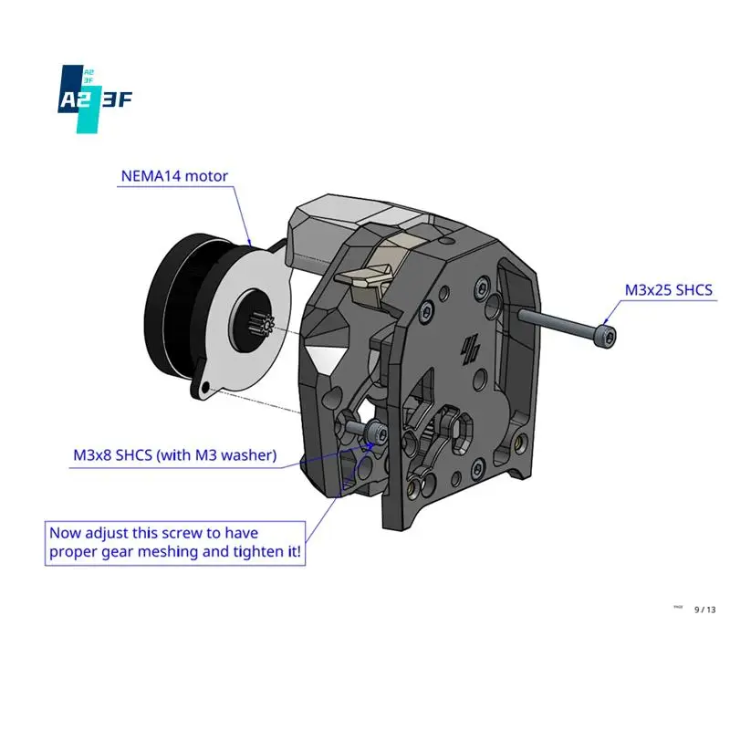 A23F-For HGX LITE Extruder Gear Kit Large Gear Clockwork2 Hardened Steel+PA66 HRC60 Gears For 3D Printer VORON2.4
A23F-For HGX LITE Extruder Gear Kit Large Gear Clockwork2 Hardened Steel+PA66 HRC60 Gears For 3D Printer VORON2.4