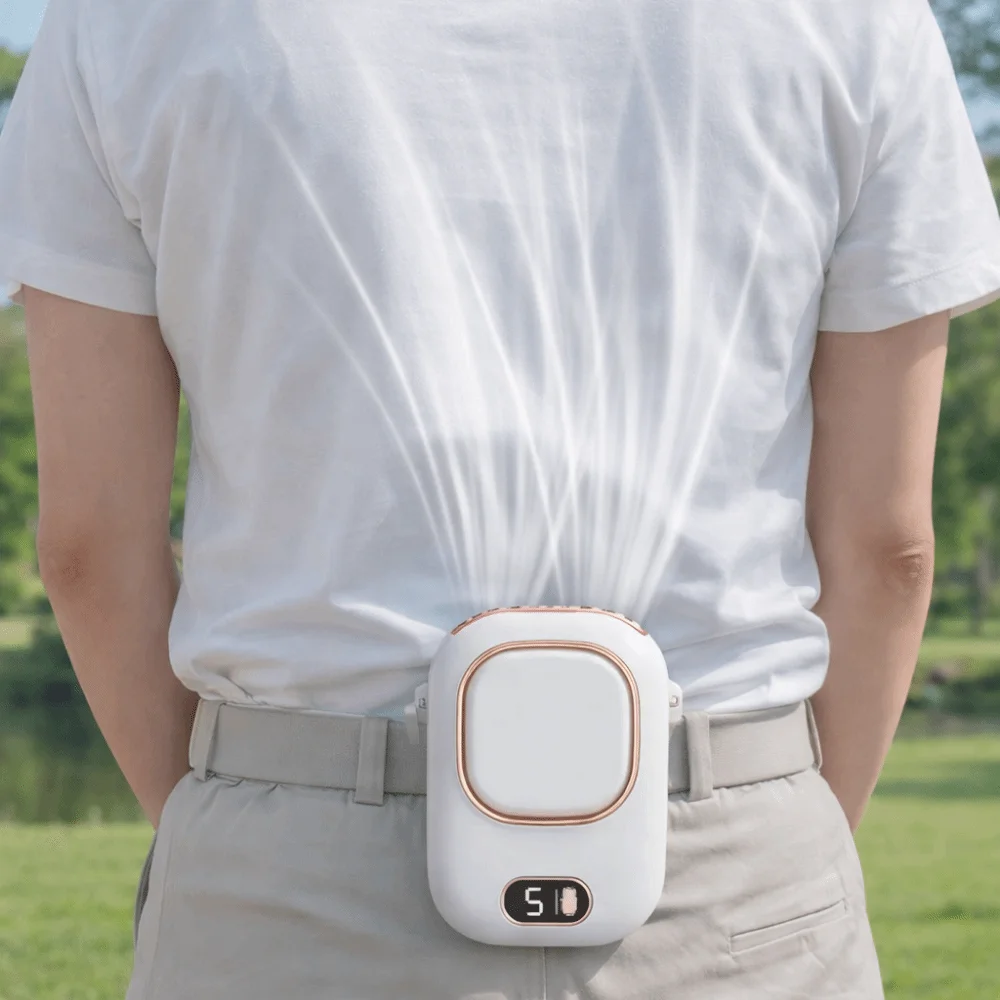 USB Rechargeable Waist Clip Fan Turbo Ultra Quiet LED Display Hanging Neck Fan Hands Free Lightweight Air Conditioner Cooler Fan
USB Rechargeable Waist Clip Fan Turbo Ultra Quiet LED Display Hanging Neck Fan Hands Free Lightweight Air Conditioner Cooler Fan
