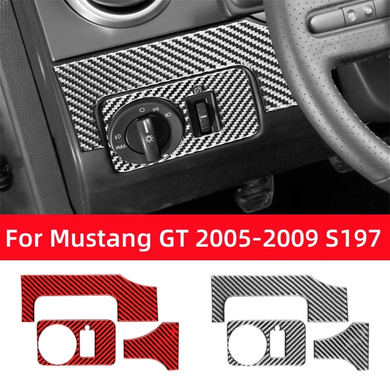 For Ford Mustang Accessories 2005-2009 GT S197 Carbon Fiber Interior Car Headlight Switch Left Right Steering Wheel Trim Sticker
For Ford Mustang Accessories 2005-2009 GT S197 Carbon Fiber Interior Car Headlight Switch Left Right Steering Wheel Trim Sticker