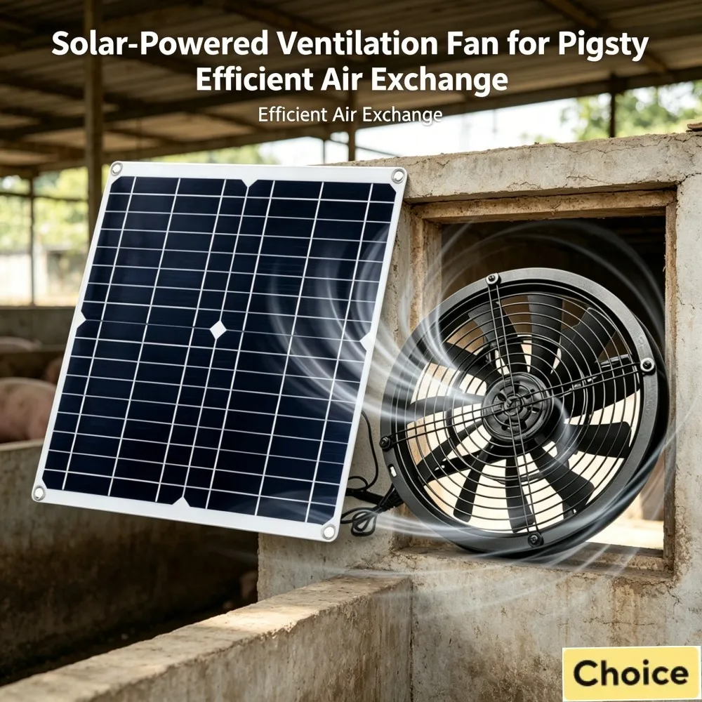 15-25W Mountain Outdoor Solar Exhaust Fan Kit Remote Area Use Vent Fan for Farm Hut Animal House Shed
15-25W Mountain Outdoor Solar Exhaust Fan Kit Remote Area Use Vent Fan for Farm Hut Animal House Shed