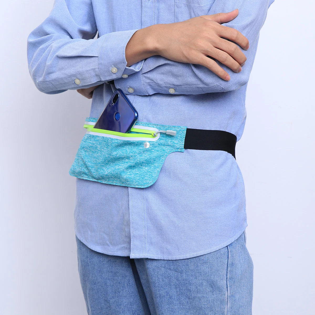 Sports Waist Bag Waterproof Adjustable High-elastic Belt Lightweight Storage Pouch Outdoor for Keys Earphone (Blue)
Sports Waist Bag Waterproof Adjustable High-elastic Belt Lightweight Storage Pouch Outdoor for Keys Earphone (Blue)