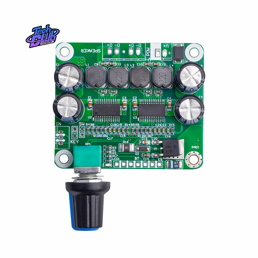TPA3110 15W+15W Digital Stereo Audio Power Amplifier Board Module 12V-24V Car For USB Speaker for Electronic Component Tool
TPA3110 15W+15W Digital Stereo Audio Power Amplifier Board Module 12V-24V Car For USB Speaker for Electronic Component Tool