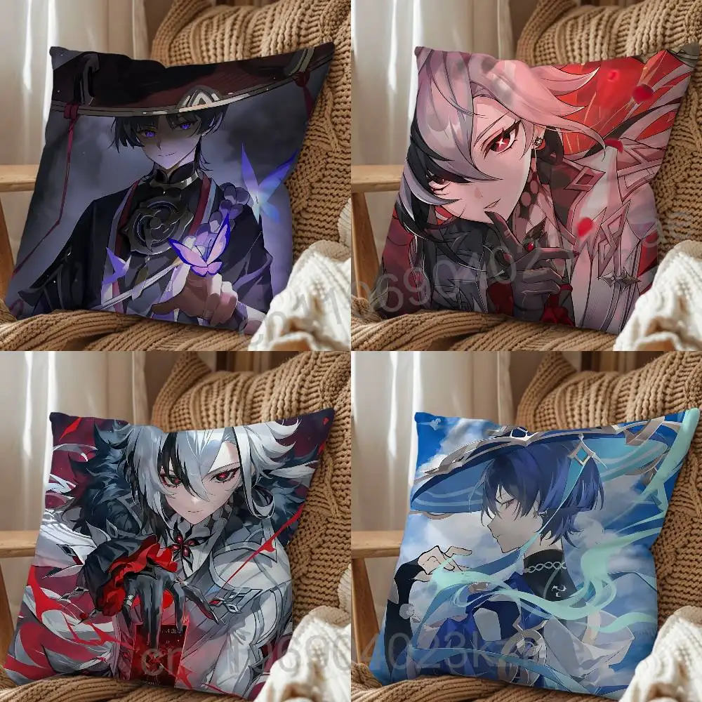 Arlecchino Wanderer Genshin Impact day gift Pillow Case Living Sofa Cushion Cover Suitable For Home Bedroom custom Decoration
Arlecchino Wanderer Genshin Impact day gift Pillow Case Living Sofa Cushion Cover Suitable For Home Bedroom custom Decoration