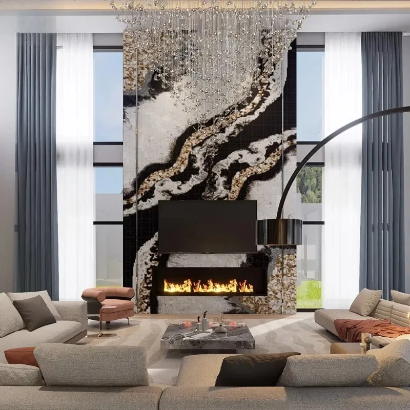 Stylish villa living room creates high-end modern minimalist interior design services for bedrooms and dining rooms
Stylish villa living room creates high-end modern minimalist interior design services for bedrooms and dining rooms