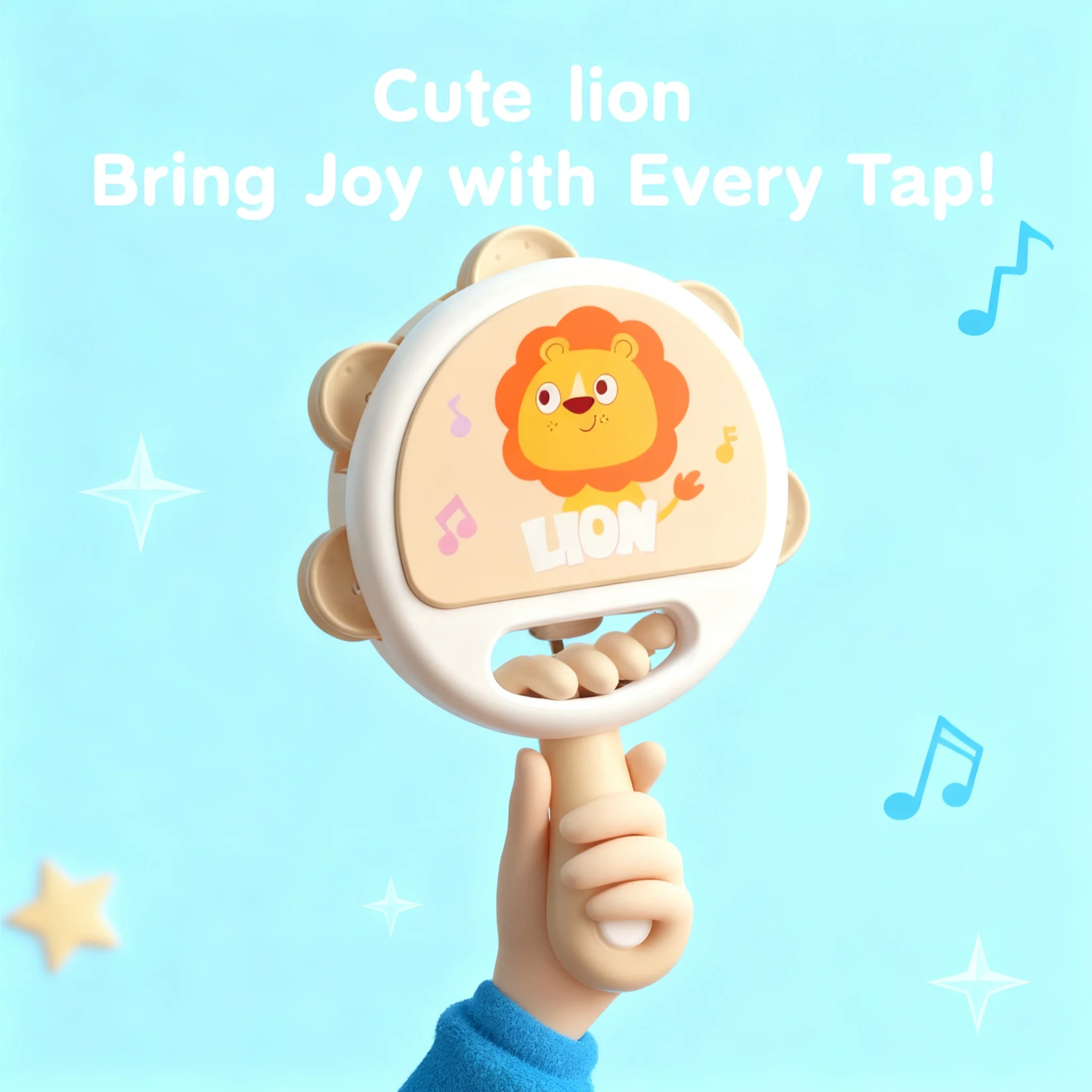 Baby Handheld Tambourine Percussion Instrument Adorable Clapping Tambourines For Kids Delicate Tambourine
Baby Handheld Tambourine Percussion Instrument Adorable Clapping Tambourines For Kids Delicate Tambourine