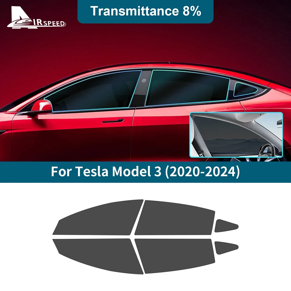 For Tesla Model 3 2018 2019 2020 2021 2022 2023 2024 Side Window Solar UV Tint Film
For Tesla Model 3 2018 2019 2020 2021 2022 2023 2024 Side Window Solar UV Tint Film