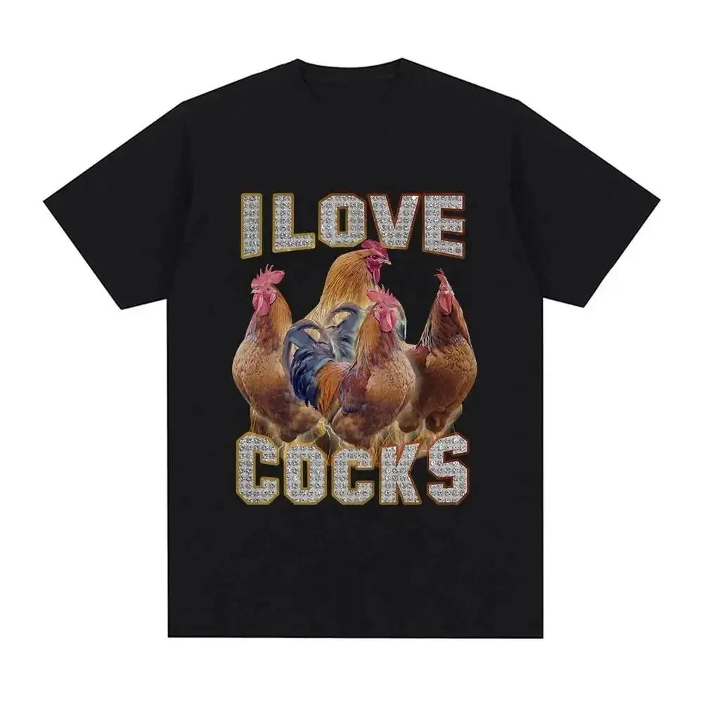 2025 I Love Funny Rooster Chicken Lover Short Sleeve Women's T-Shirt Men's Clothing
2025 I Love Funny Rooster Chicken Lover Short Sleeve Women's T-Shirt Men's Clothing