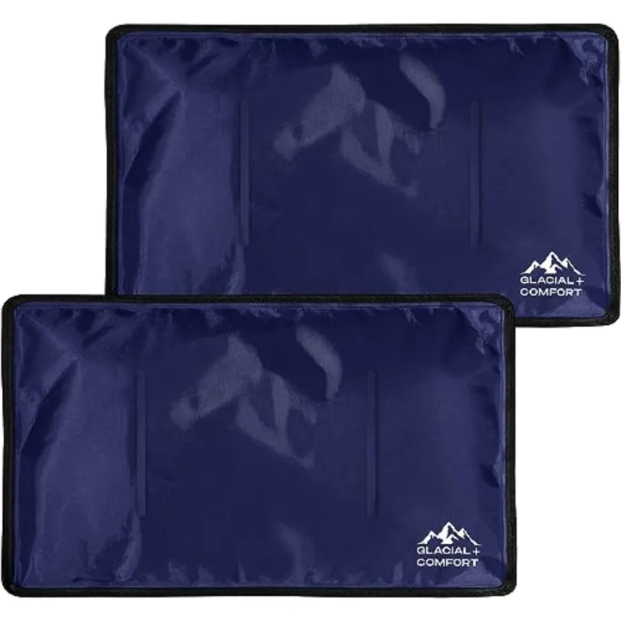 Glacial Comfort Gel Ice Pack for Back Pain - 21" x 13" Reusable Cold Pads for Hip, Knee, Shoulder Injuries, Muscle Strains, Mig
Glacial Comfort Gel Ice Pack for Back Pain - 21" x 13" Reusable Cold Pads for Hip, Knee, Shoulder Injuries, Muscle Strains, Mig